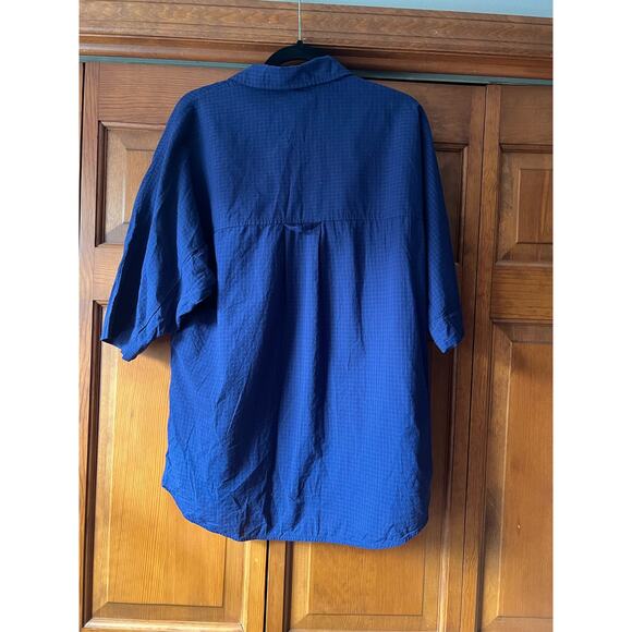 NWT Everlane Women's Button Down Cotton Tourist Shirt True Navy Size XXS - Picture 5 of 12